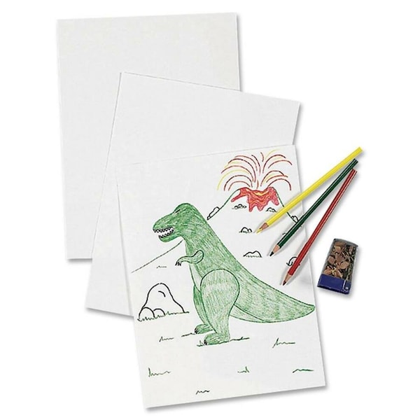 Drawing Paper, White, Heavyweight, 12in x 18in, PK500